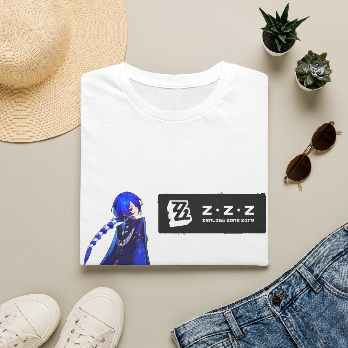 Promeia Zenless Zone Zero Tee — Z·Z·Z Graphic T-Shirt