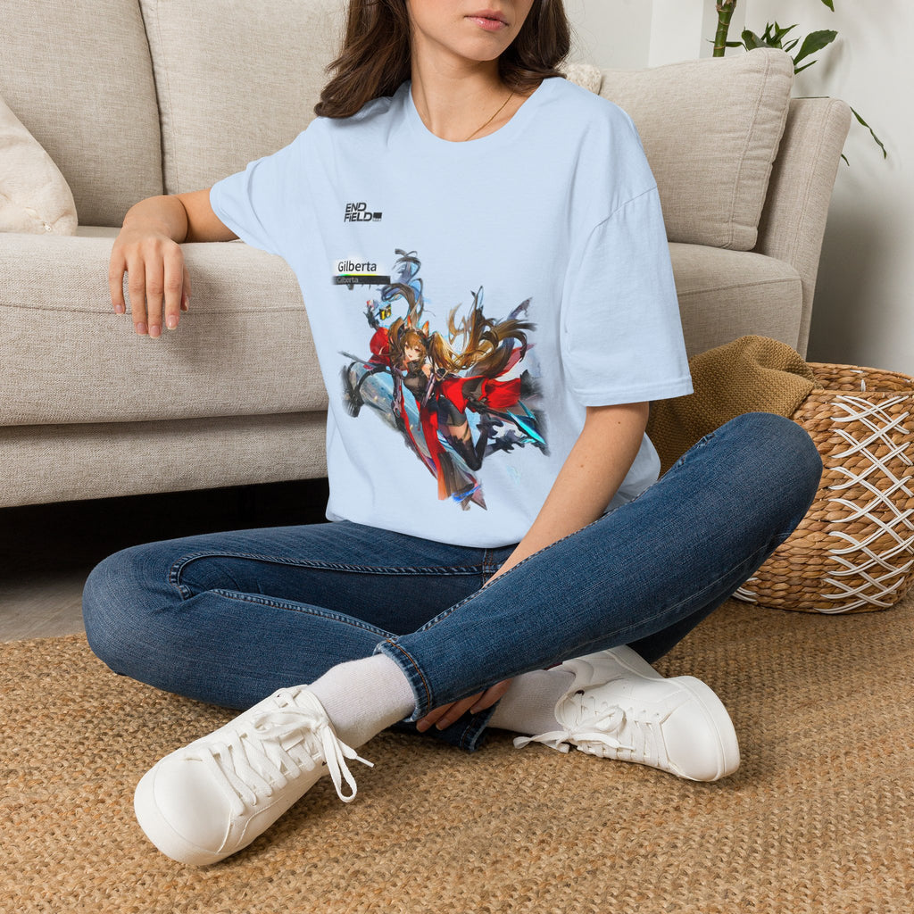 Gilberta Anime Character T-Shirt — Arknights EndField Graphic Tee