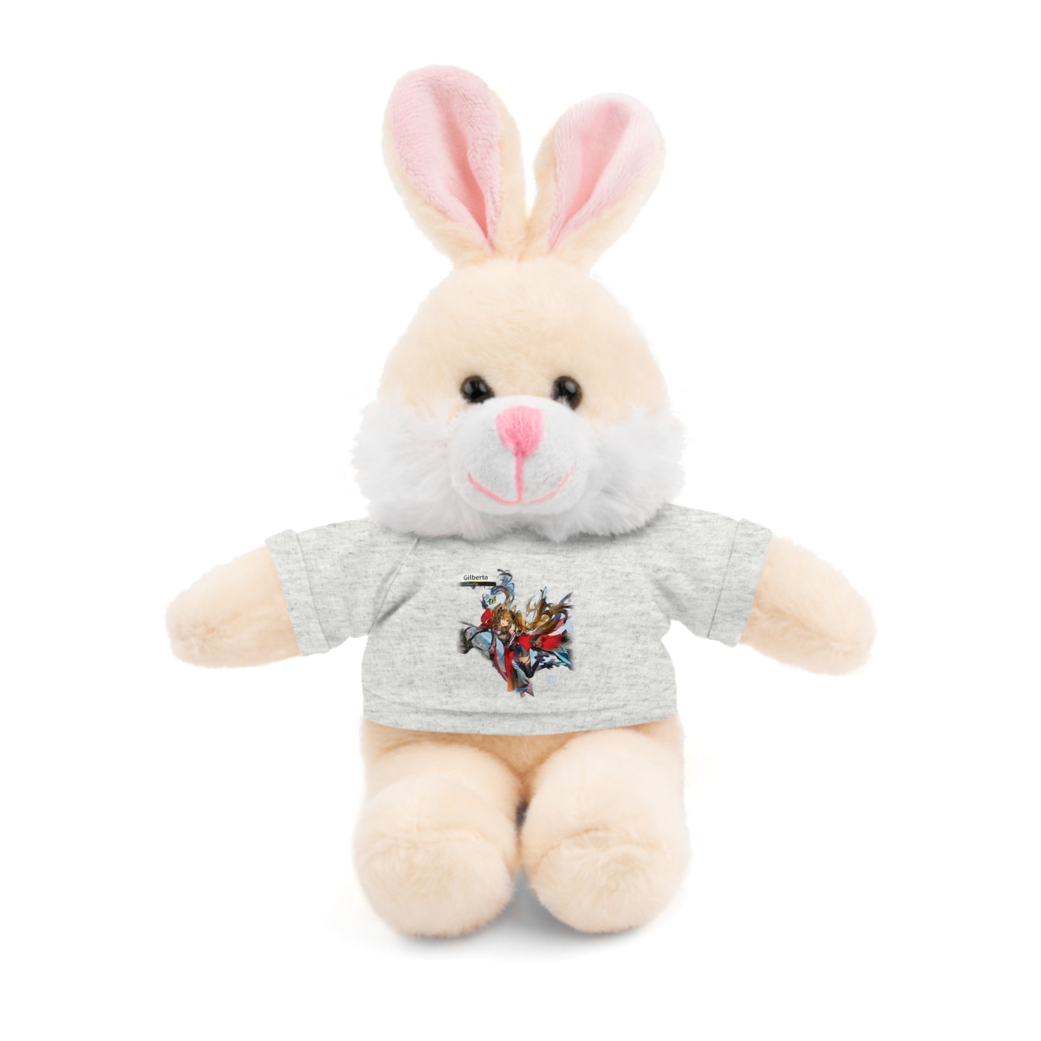 Bunny Plush with Gilberta Tee — Soft Bunny Stuffed Animal Gift