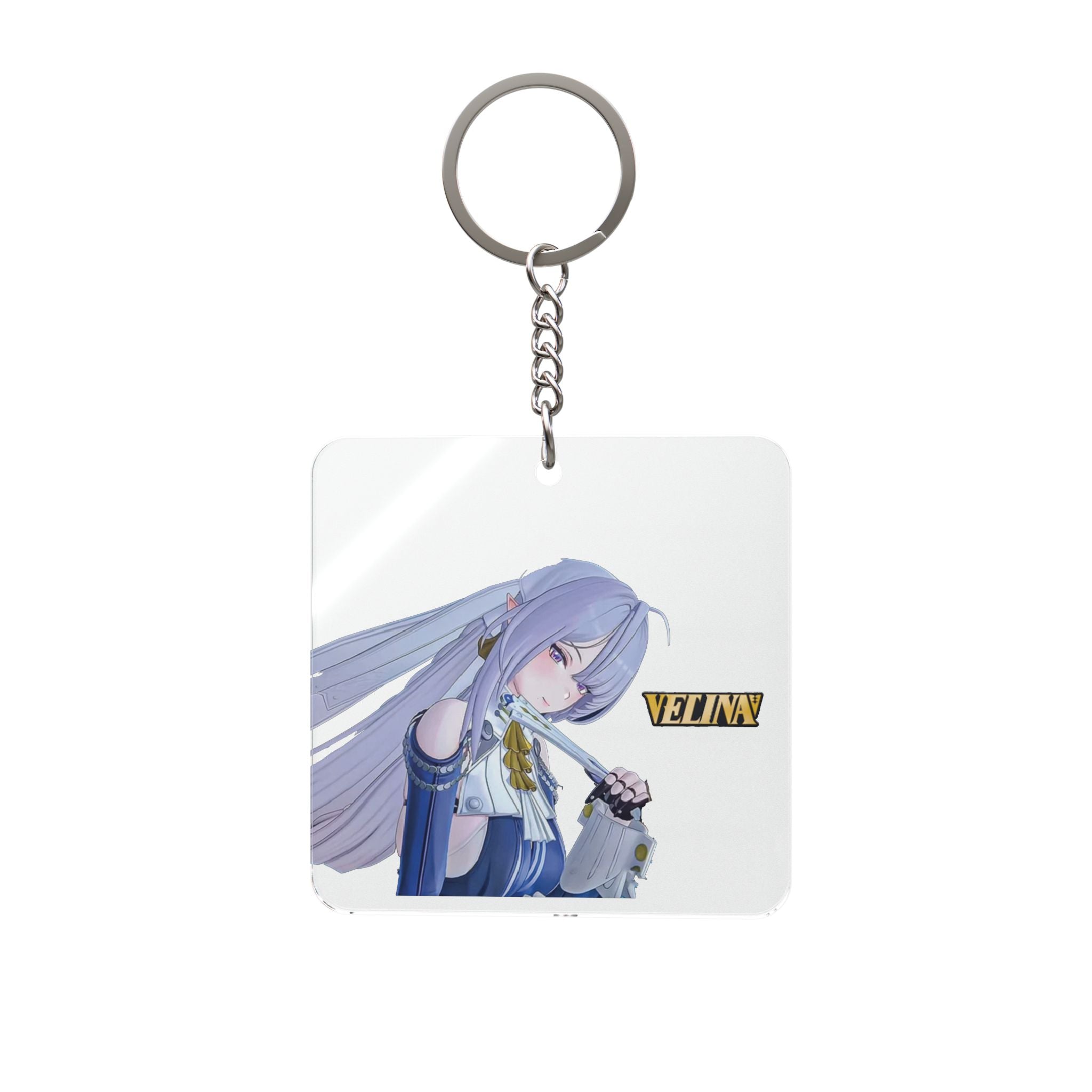 Lady Velina Square Keychain – Velina Zenless Zone Zero Acrylic Keyring