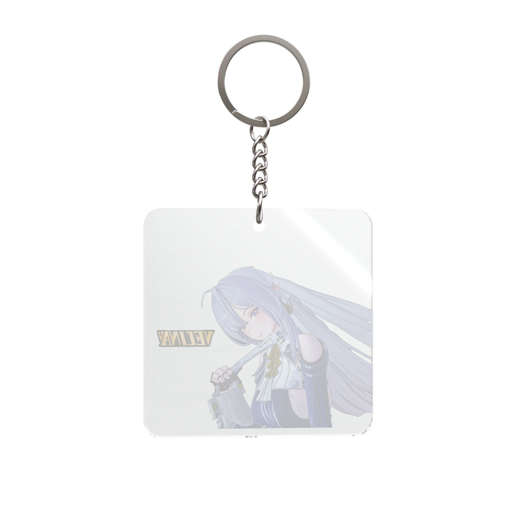 Lady Velina Square Keychain – Velina Zenless Zone Zero Acrylic Keyring