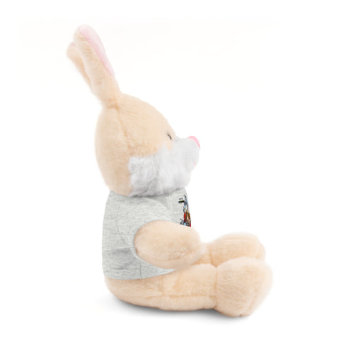 Bunny Plush with Gilberta Tee — Soft Bunny Stuffed Animal Gift